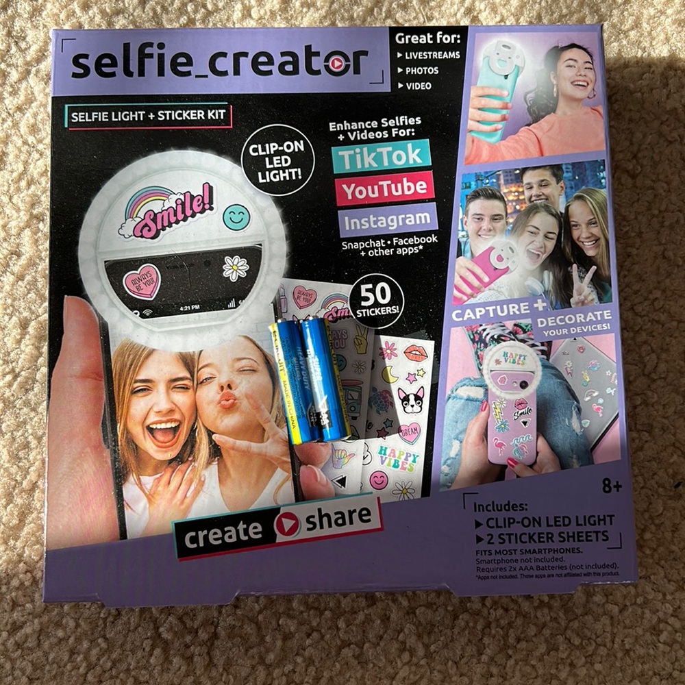 Selfie light gift for girls
